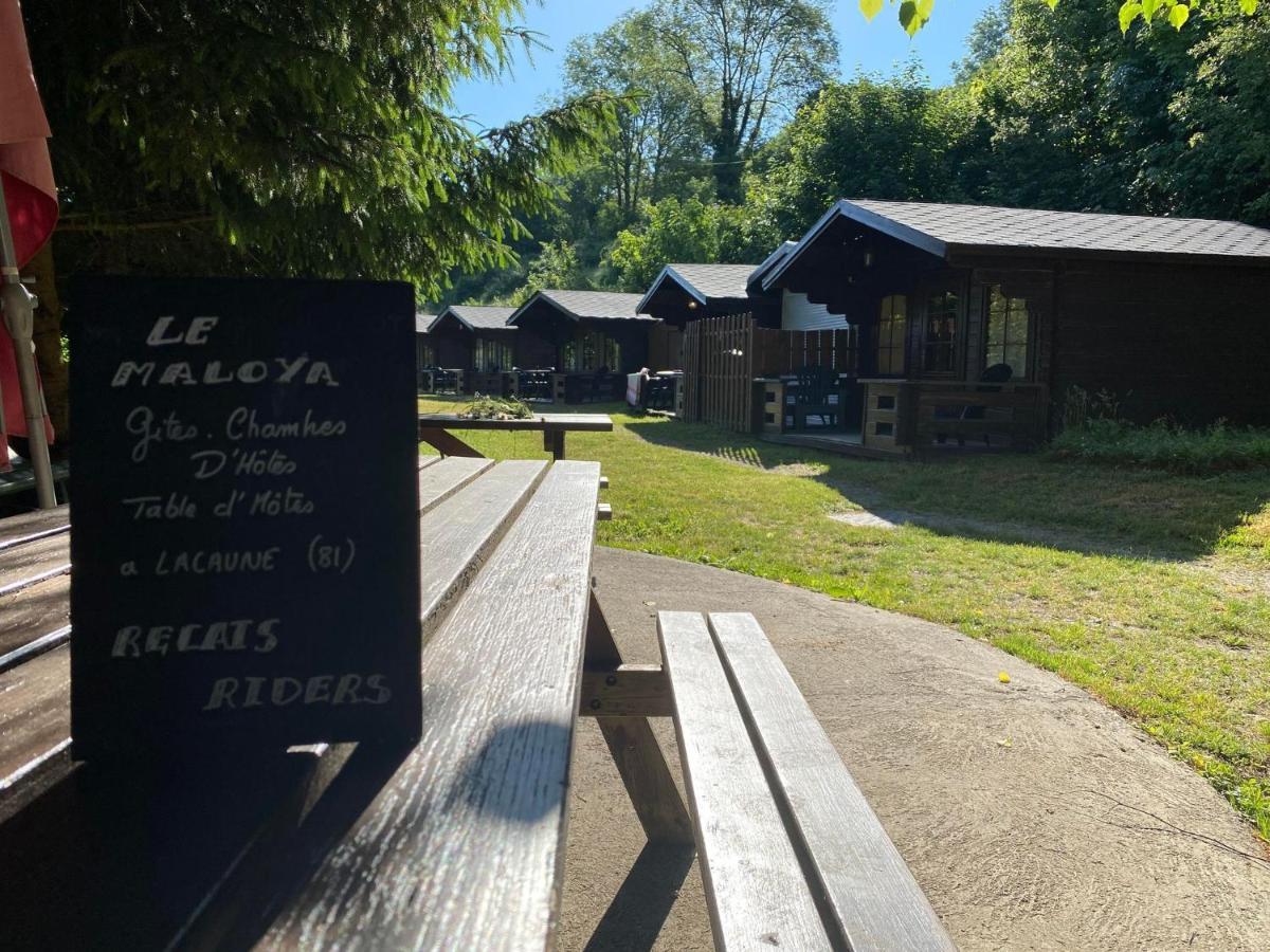 "Le Maloya" Chalets Independants -Chambre Balneo - Relais Motards Lacaune Εξωτερικό φωτογραφία