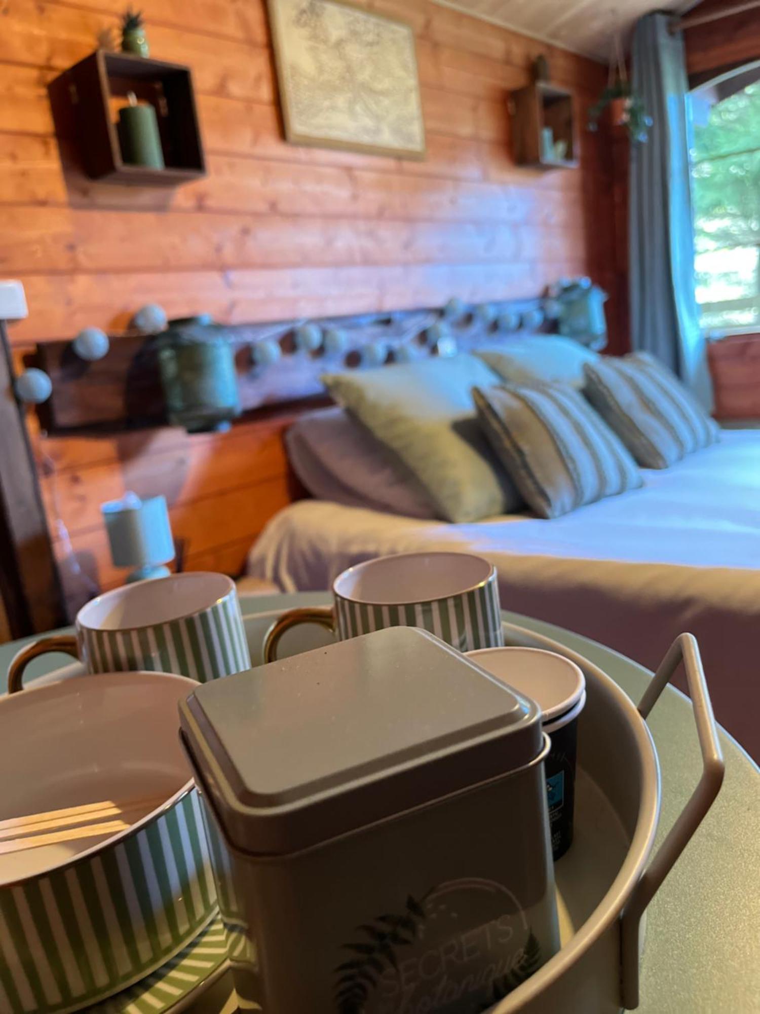 "Le Maloya" Chalets Independants -Chambre Balneo - Relais Motards Lacaune Εξωτερικό φωτογραφία