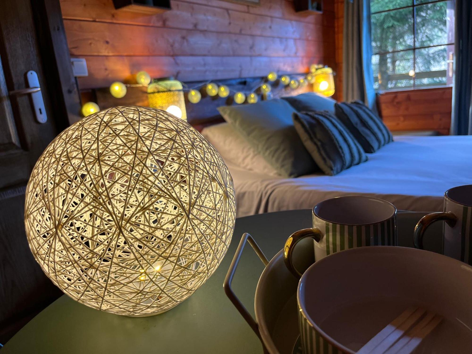 "Le Maloya" Chalets Independants -Chambre Balneo - Relais Motards Lacaune Εξωτερικό φωτογραφία